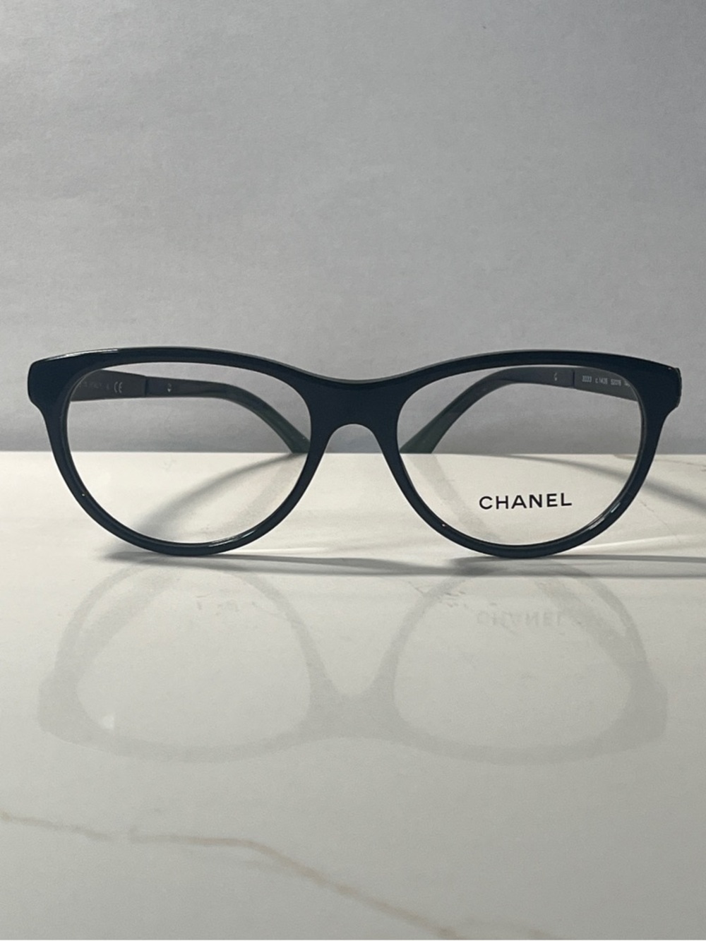 Authentic CHANEL dark navy Optical Frames 3333 c.1426